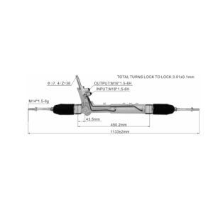 Chery Power Steering Rack SRC8734