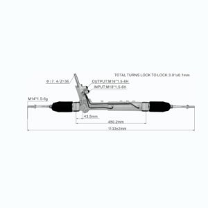 Chery Power Steering Rack SRC8734